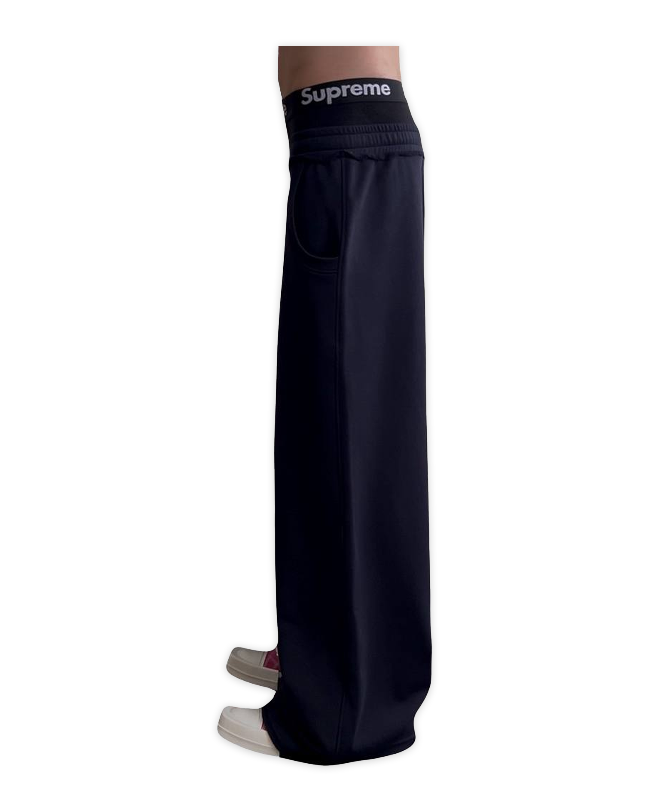 «BASIC» NAVY BLUE SWEATPANTS