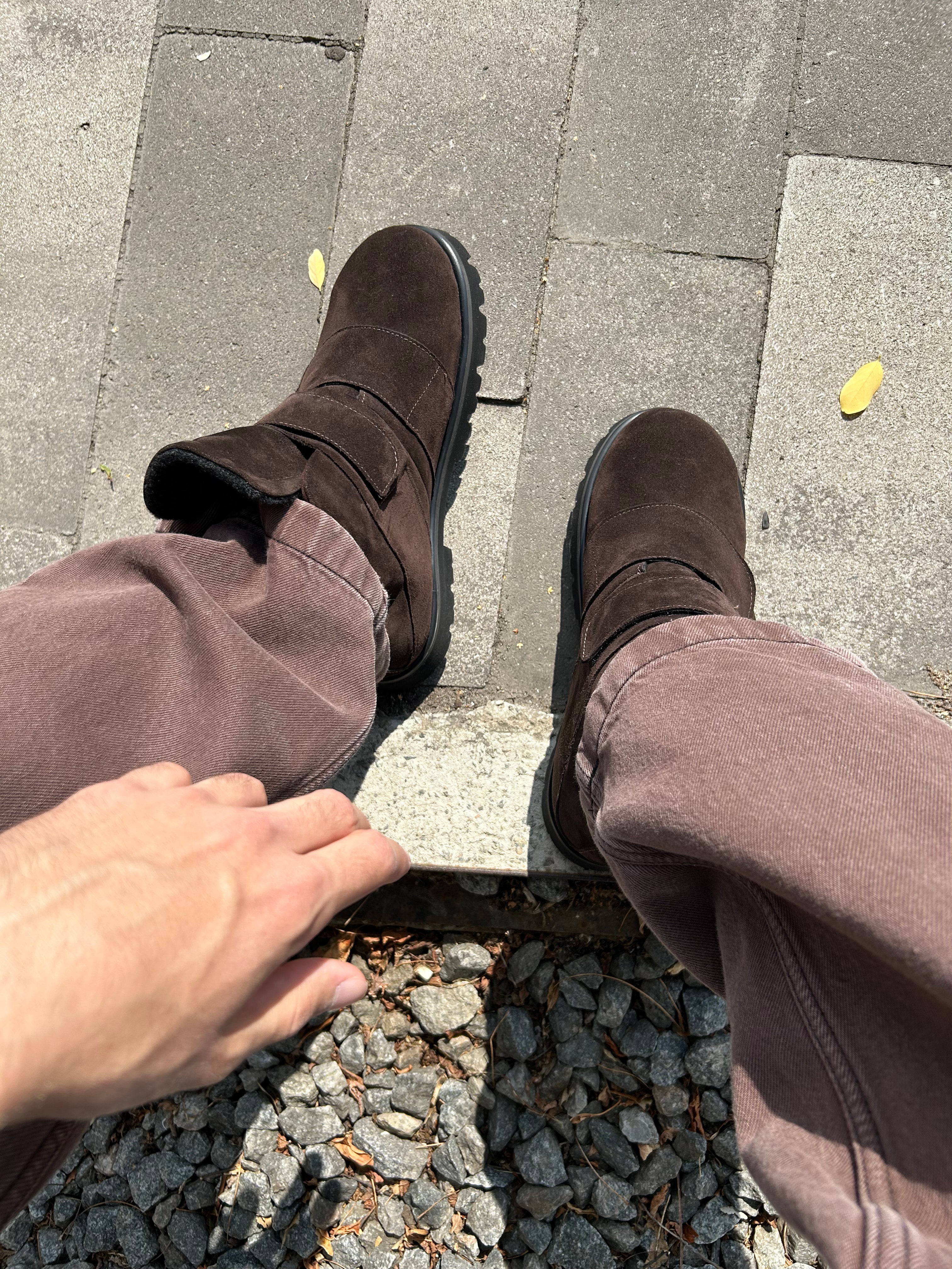 «HARDWARE» BROWN BOOTS