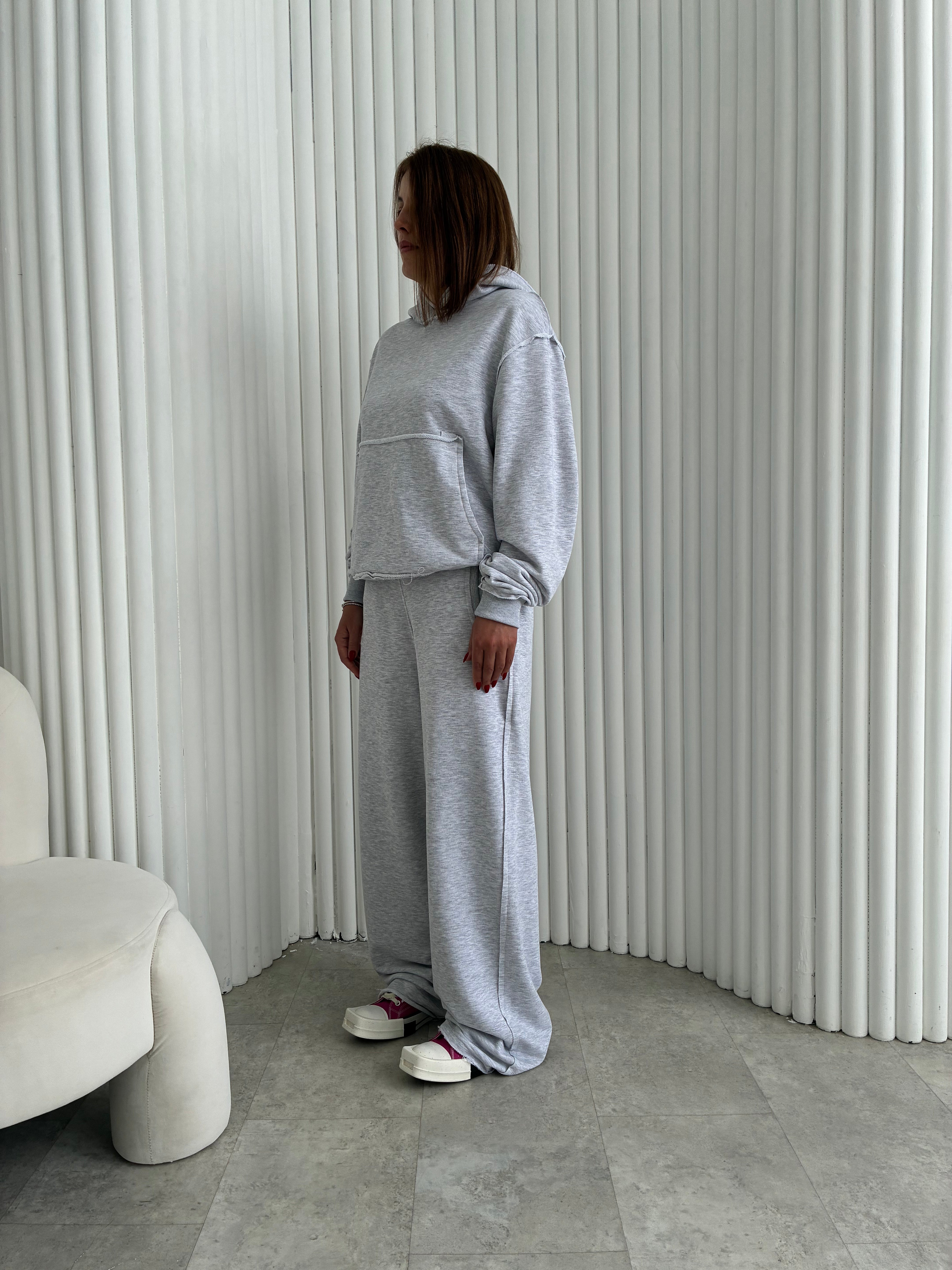 «RAW» АРКТИЧНО-СІРА ХУДІ