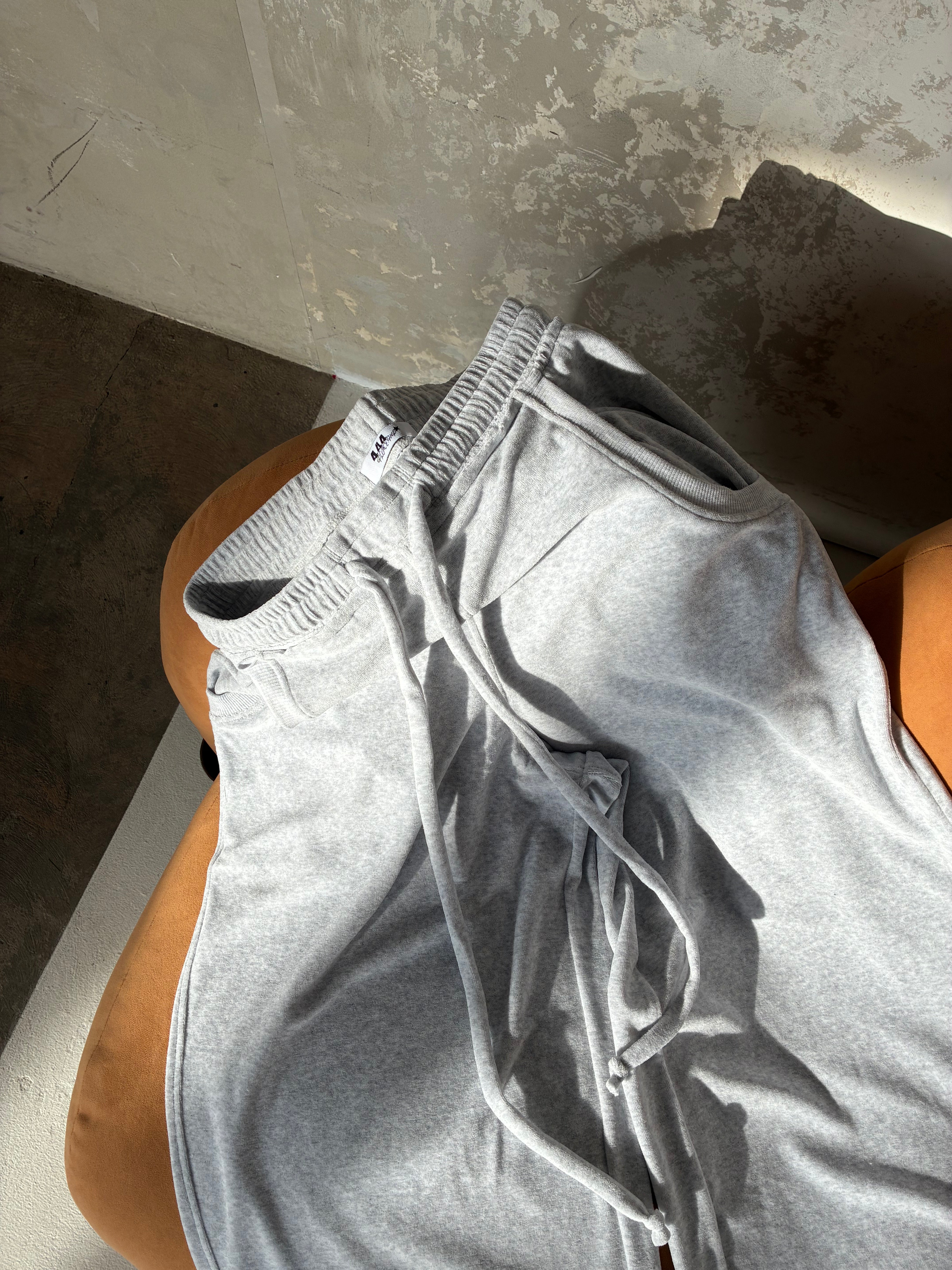 «VELOUR» GREY PANTS