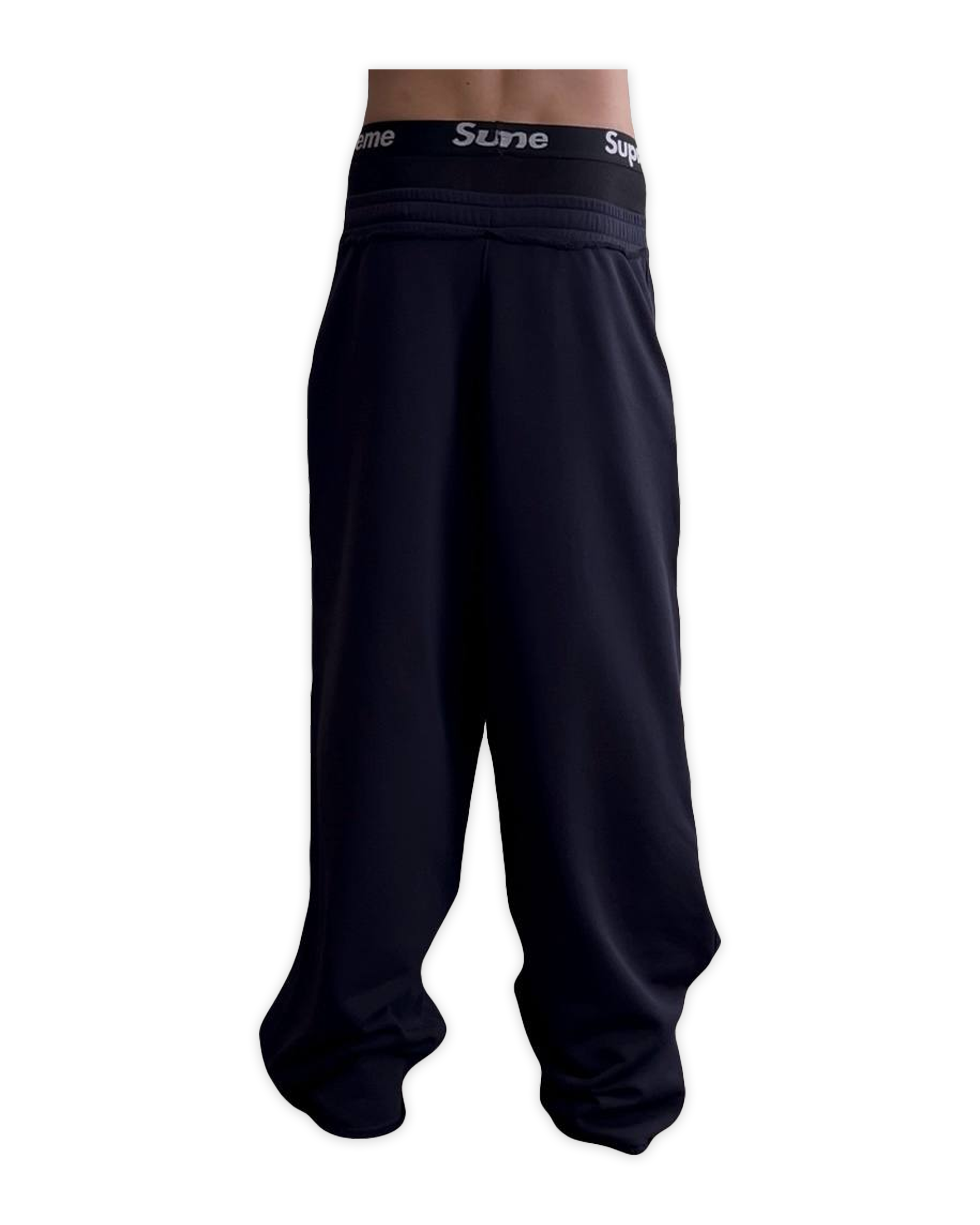 «BASIC» NAVY BLUE SWEATPANTS