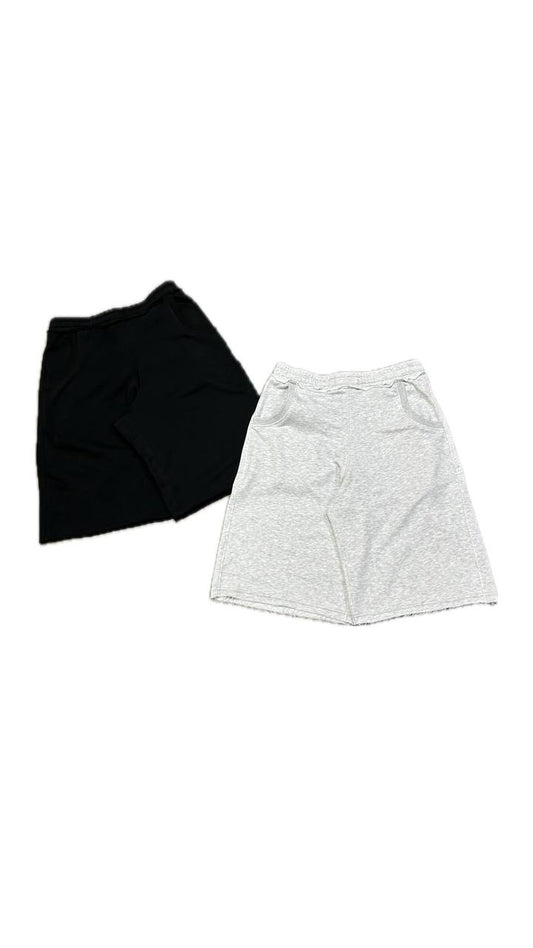 «BASIC» BLACK/GRAY SHORTS
