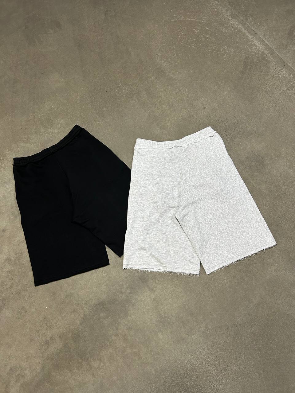 «BASIC» BLACK/GRAY SHORTS