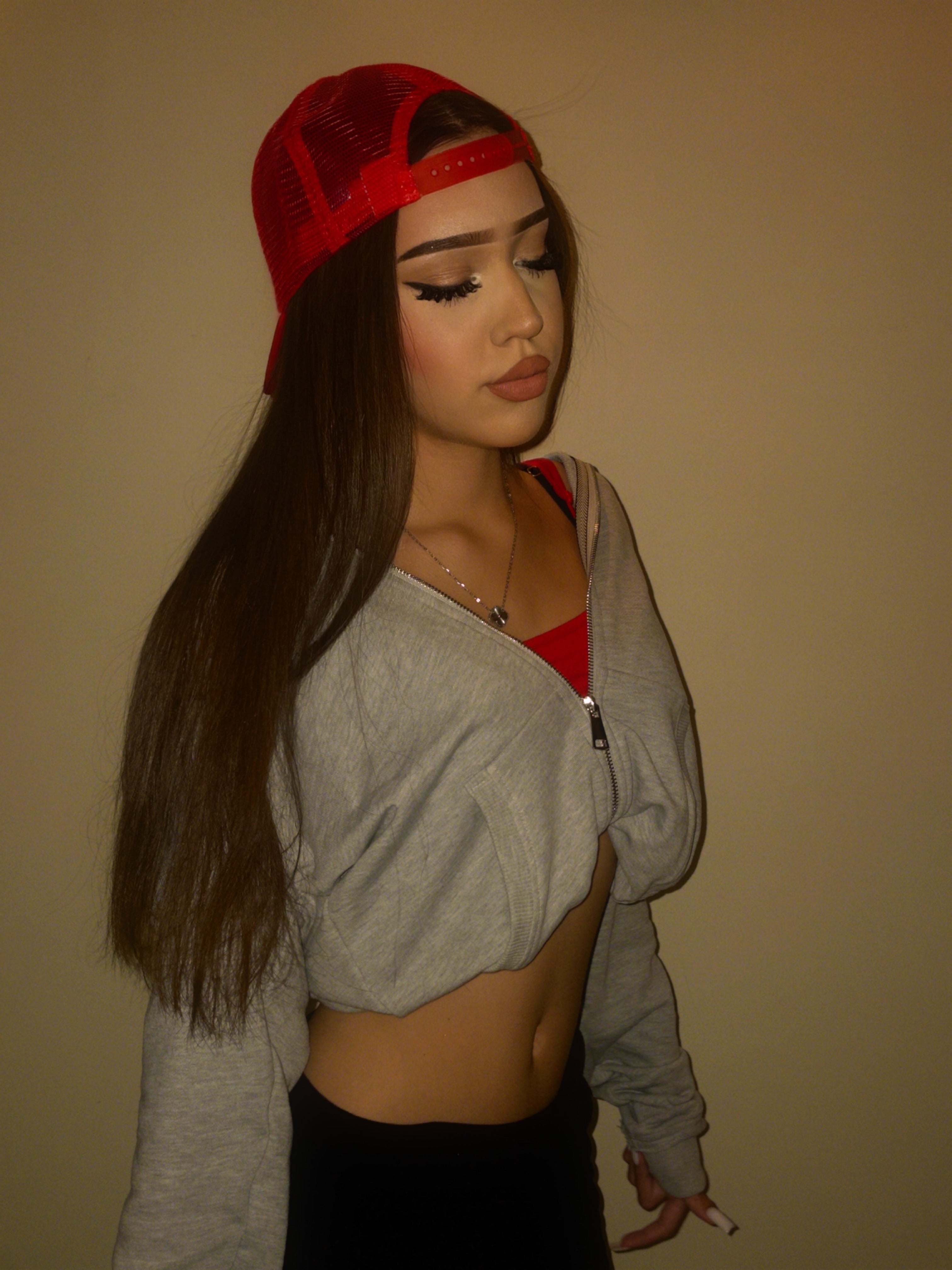 «RAW» GREY ZIP HOODIE